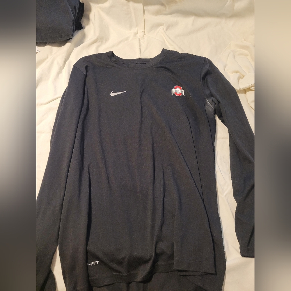 Nike Men's Black Dri-FIT long sleeve
